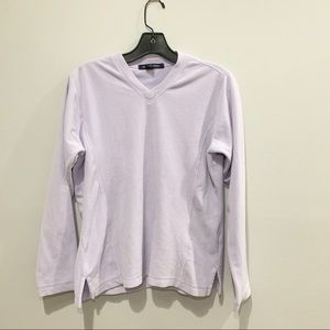 Lavender Fleece Pullover Size Medium
